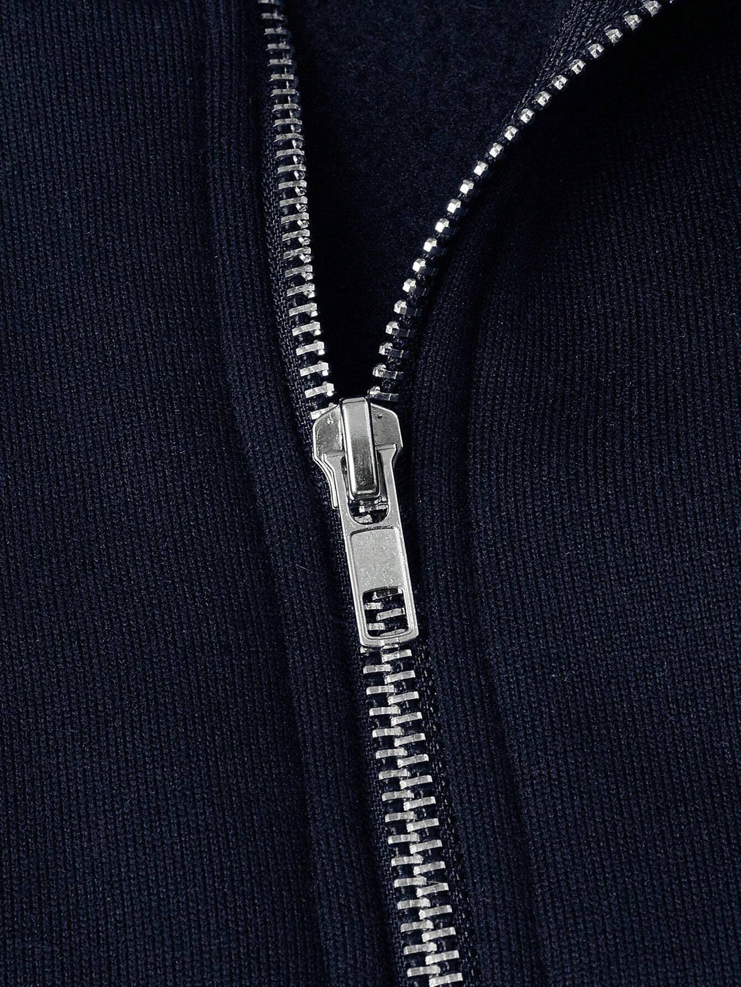 Zip-up met halve rits