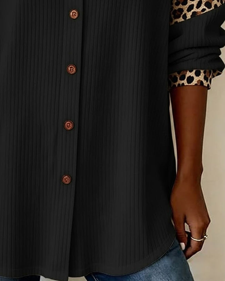 Overhemd met luipaardprint