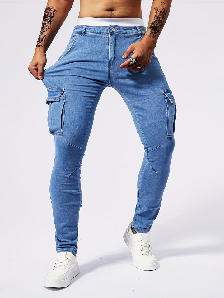 Slim Fit Cargo Jeans