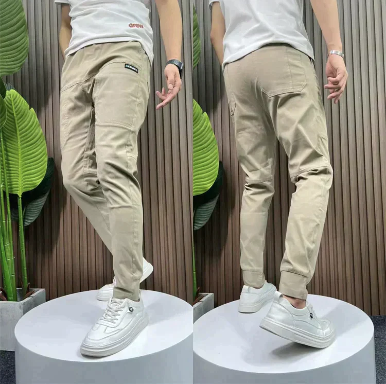 Stretchy Cargo Jeans