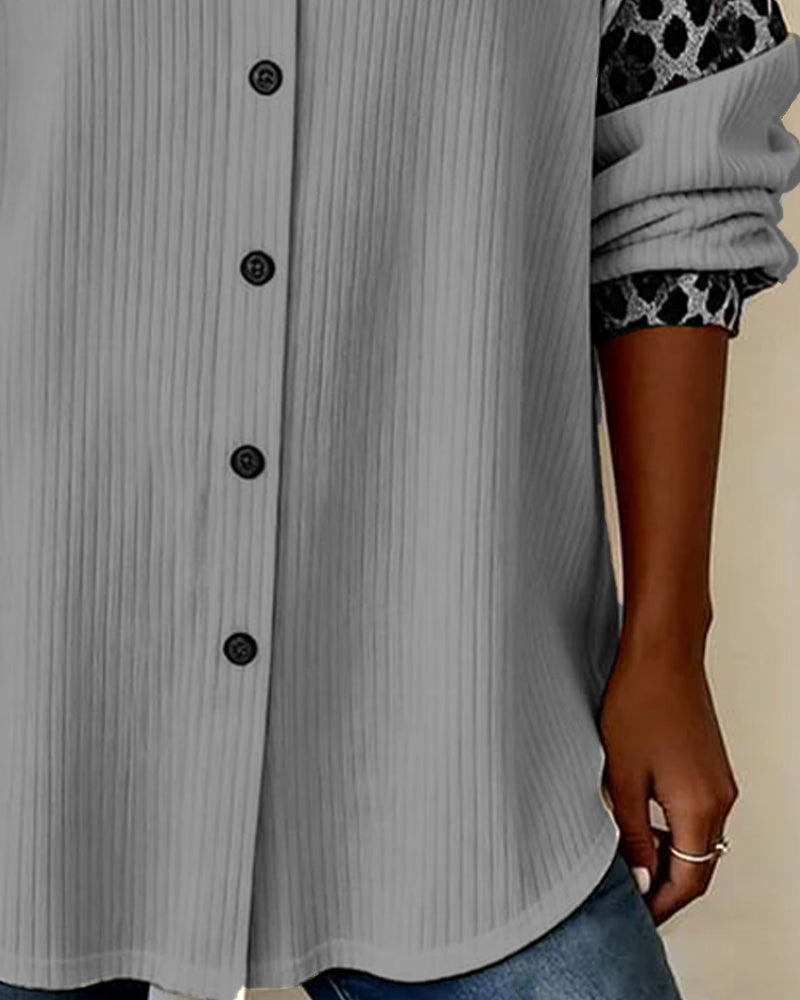 Overhemd met luipaardprint