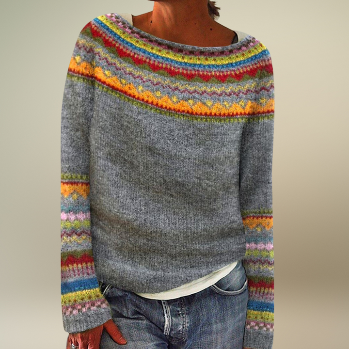 Jasmin™ - Comfortabele Retro Trui