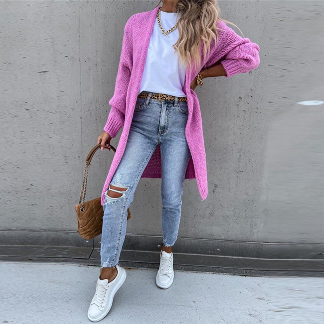 Lorena – lange klassieke cardigan