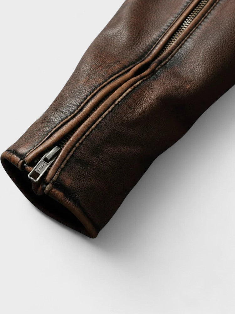 Troels™ | Leren jas