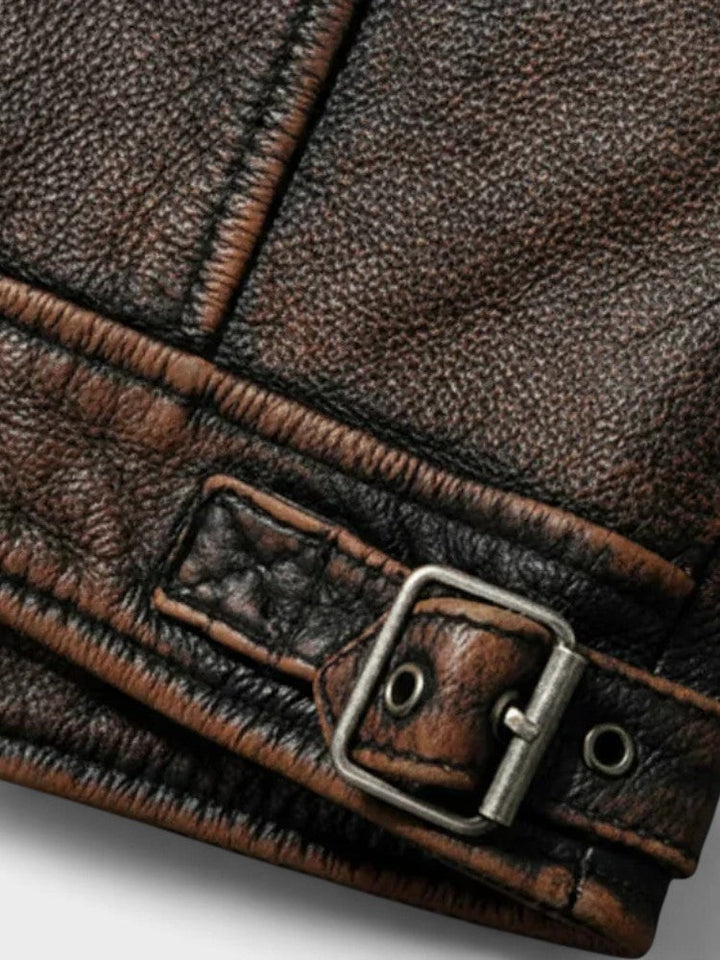 Troels™ | Leren jas