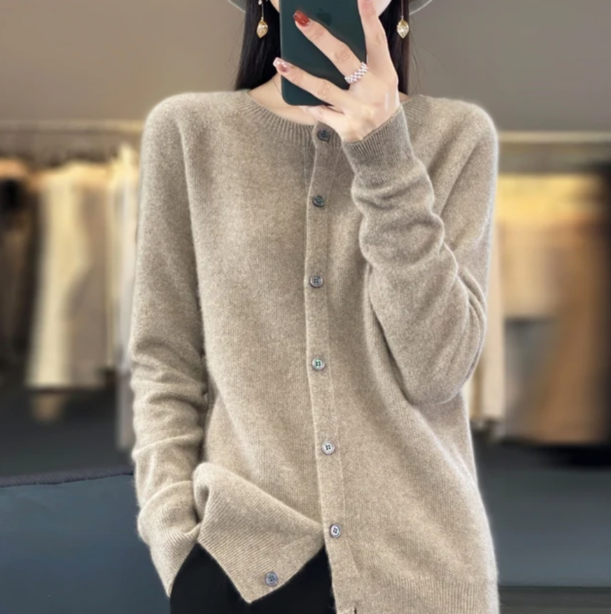 Elegante Knoopjes Cardigan