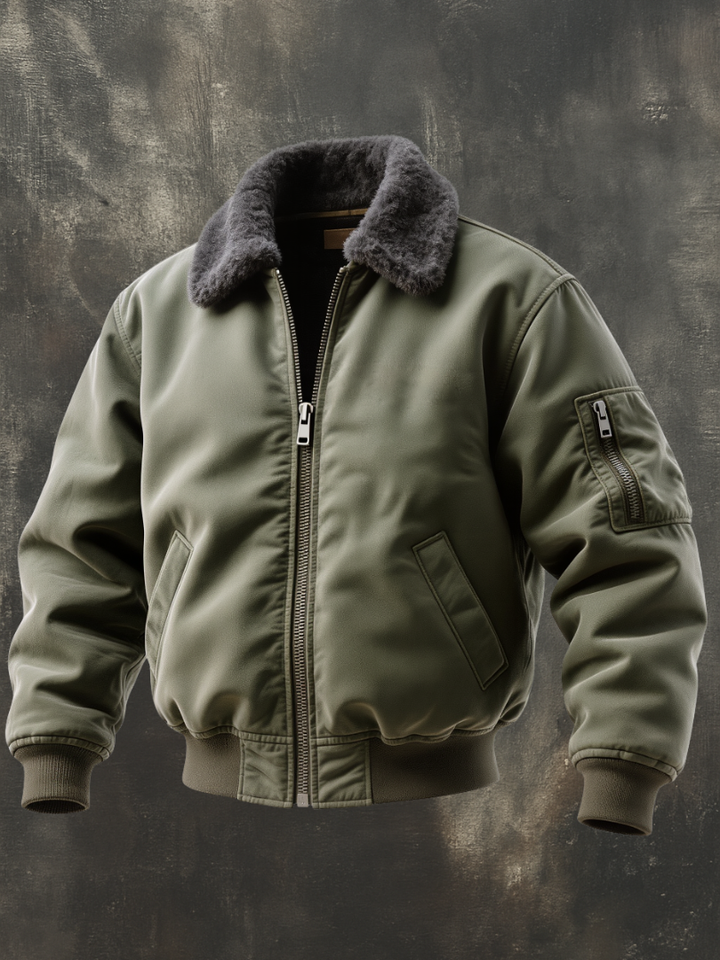 BOMBERJACK MET BONTKraag