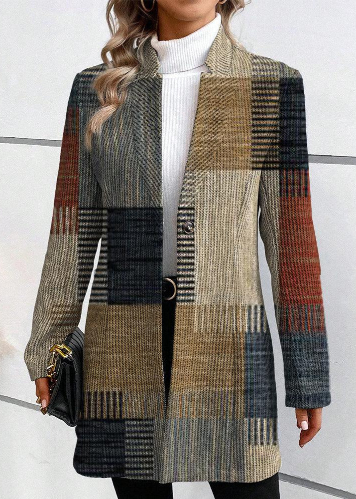 Mia | Op maat gemaakte geblokte blazer