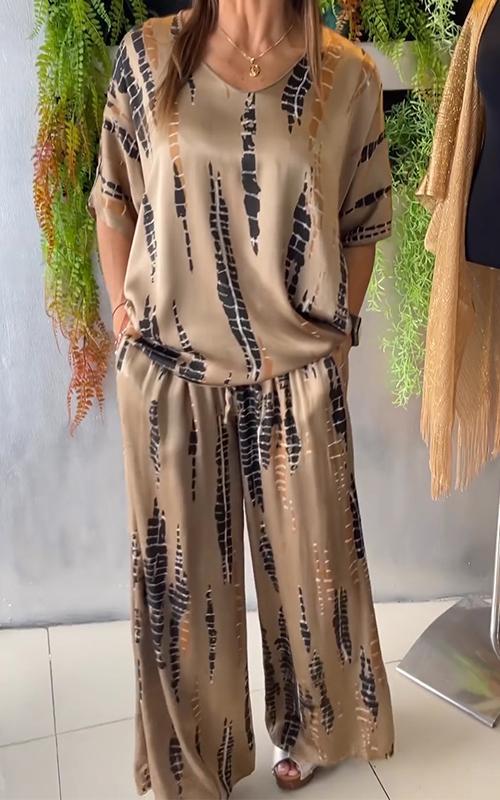 Marie - Casual Gedrukt Set