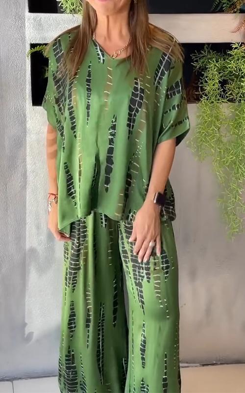 Marie - Casual Gedrukt Set