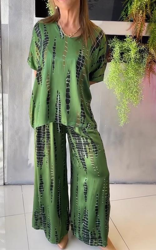 Marie - Casual Gedrukt Set