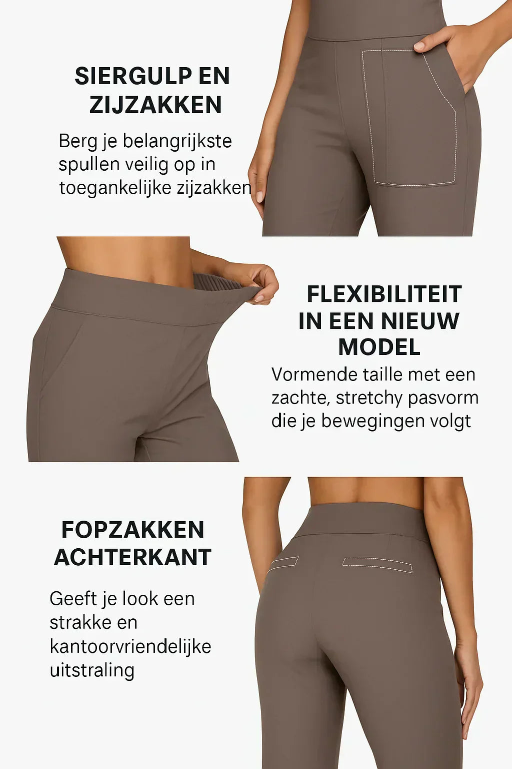 Elegante broek in zachte jersey