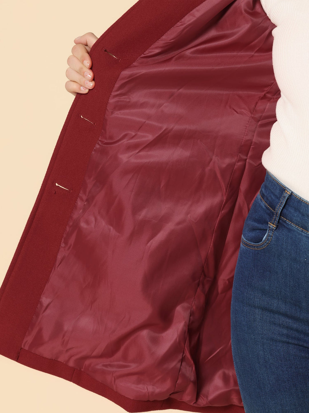 Josephine | Dames Enkele Knopen Winter Trenchcoat